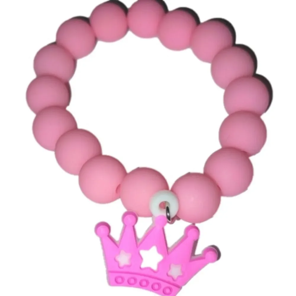 Pink Super Cute Hirls Beaded Bracelet - Picture 3 of 5